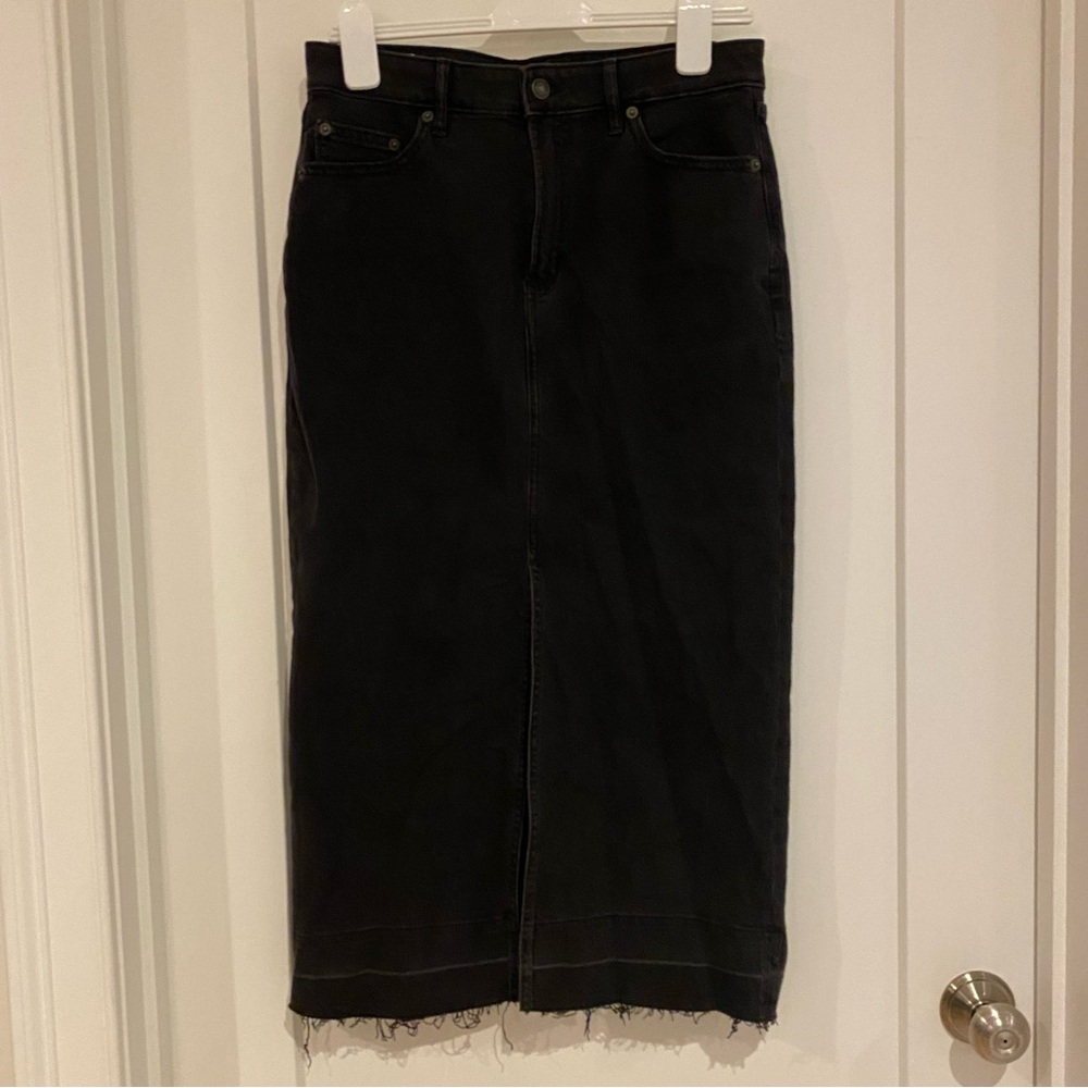 GAP denim midi skirt